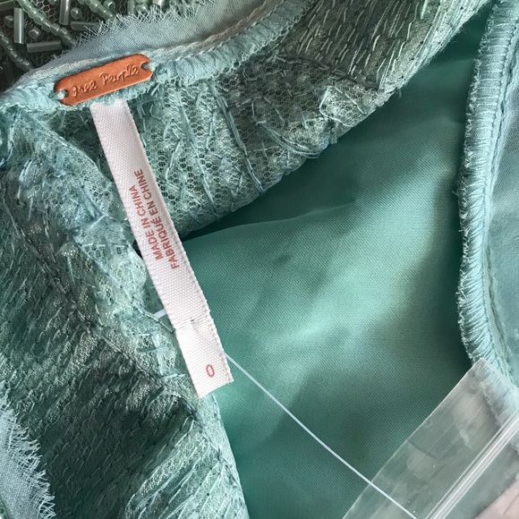 Beautiful Free People Beaded Velvet Dress, US 0 - Picture 8 of 8